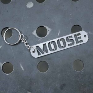 Road To Off Grid Laser Cut Keychain "Moose"